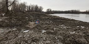 Как выглядит территория вдоль Урала в Орске, на которой проходит очистка берега и русла?