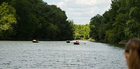 Озеро в парке Строителей высыхает 