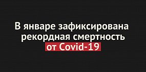 В январе в Оренбургской области зарегистрировали рекордное количество смертей от Covid-19 
