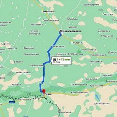 Трасса Новосергиевка – Илек на карте Google