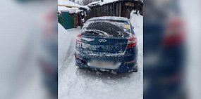 Угнанный автомобиль. Фото: УМВД России по Оренбургской области