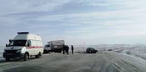 На трассе Оренбург — Орск вновь произошло серьезное ДТП