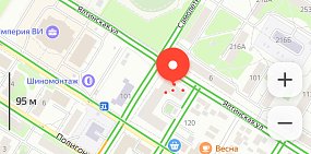 Место, где произошла утечка, на Яндекс.Карты 