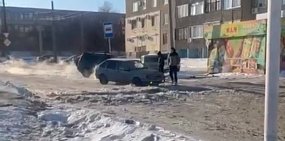 Дорожная обстановка на улице Гомельской