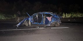 Один человек погиб и еще четверо пострадали в аварии на трассе Оренбург - Орск