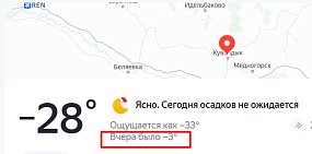 Температура в некоторых районах Оренбургской области за сутки упала сразу на 25 градусов