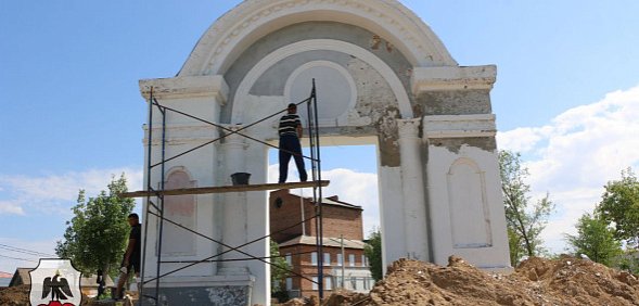 В Орске арке в сквере Пушкина вернут исторический облик 