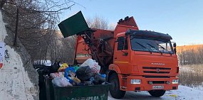 Уборка мусора в 6 микрорайоне Орска, 03.01.2020