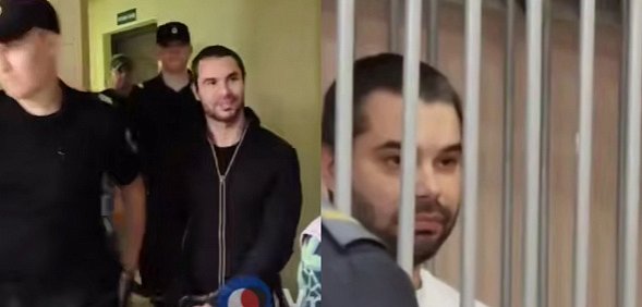 Братья Макаровы в зале суда. Стоп-кадр из видео Урал56.Ру