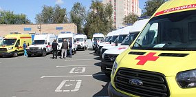Оренбургская область получила 36 новых автомобилей скорой помощи