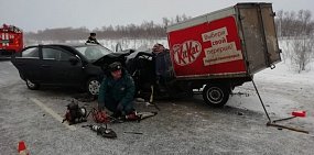 В ДТП на трассе Самара – Оренбург погиб 1 человек, еще 3 получили серьезные травмы