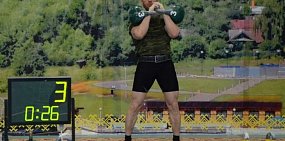 Оренбургский священник взял бронзу на чемпионате России по гиревому спорту