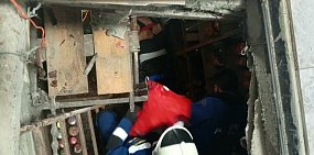 Спасение пенсионера. Фото: Администрация Оренбурга