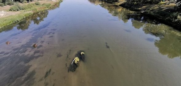 Уровень реки Урал в Оренбурге упал еще сильнее