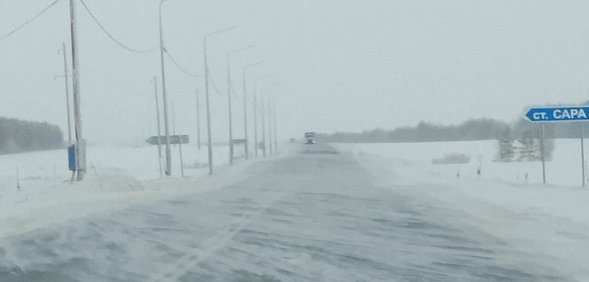 Могут перекрыть трассы: Сильный ветер и метель ожидаются в Оренбургской области 13 января