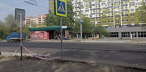 Пешеходный переход на Пролетарской в Оренбурге