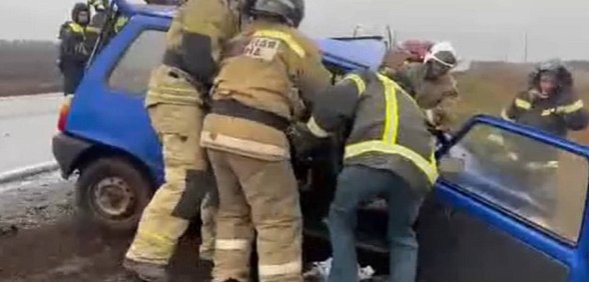 На месте ДТП. Источник: УМВД России по Оренбургской области