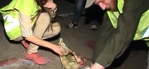 В ямах на дороге посадили картошку