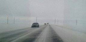 Автомобилисты сообщают о гололеде на трассе Оренбург – Орск