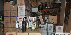 С начала года в Оренбургской области изъяли 4,4 тыс литров нелегального алкоголя