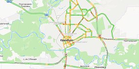 Центр Оренбурга и въезды в город опять встали в утренних пробках