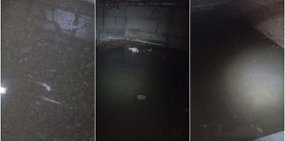 Обстановка в подвале дома. Источник фото: Личные архивы местных жителей