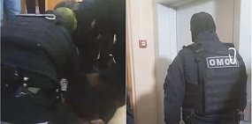 Задержание одного из участников драки. Источник: УМВД России по Оренбургской области