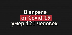 В апреле в Оренбургской области от Covid-19 умер 121 человек